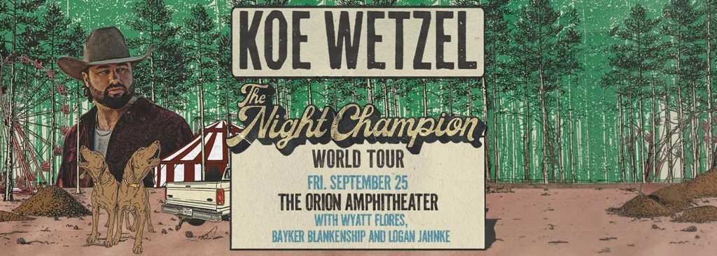 Koe Wetzel & Wyatt Flores at The Orion Amphitheater